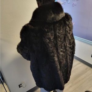 Authentic mink fur never worn